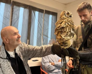 11 februari 2026 was er een roofvogelshow van De Valkenhof.