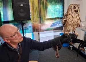 11 februari 2026 was er een roofvogelshow van De Valkenhof.