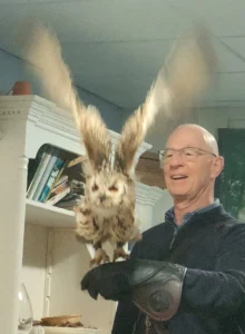 11 februari 2026 was er een roofvogelshow van De Valkenhof.