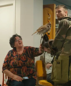 11 februari 2026 was er een roofvogelshow van De Valkenhof.