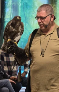 Ook op 2 maart 2026 was er een roofvogelshow van De Valkenhof.